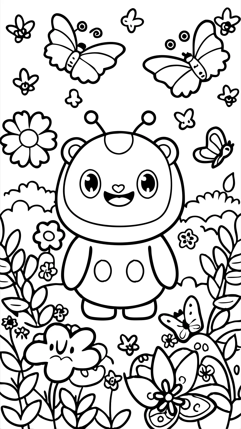 banban coloring page